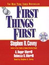 Cover image for First Things First